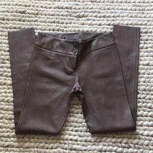 Mackage leather leggings/pants size 4 - some tears
